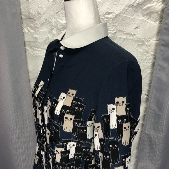 Tops - Unique vintage look Cat Blouse